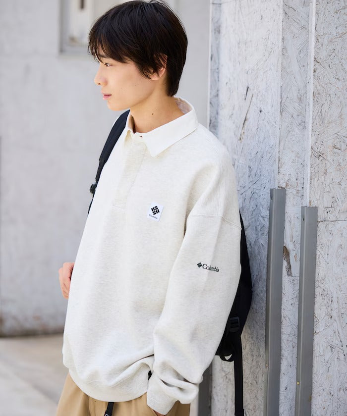 Columbia×FREAK'S STORE／小LOGO 長袖領衫（日本聯名限定）