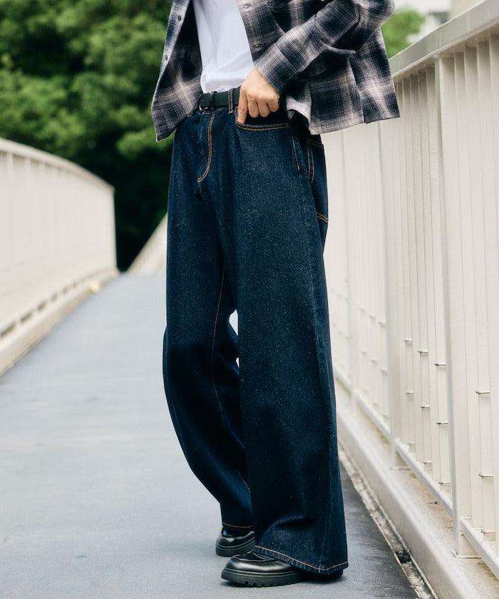 FREAK'S STORE / 限定寬版直筒牛仔褲