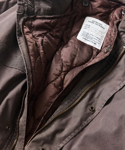 FREAK'S STORE / 褪色加工3WAY M-65短版軍裝外套＆鋪棉內裡組（26FW）