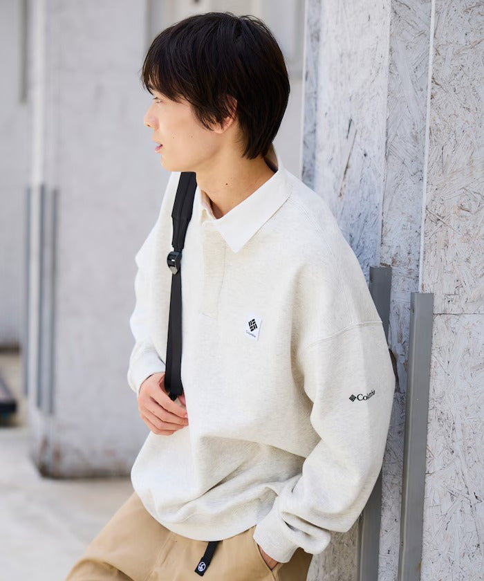 Columbia×FREAK'S STORE／小LOGO 長袖領衫（日本聯名限定）