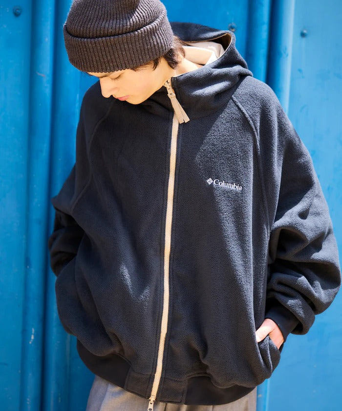 Columbia × FREAK'S STORE／日本聯名限定 雙面穿刷毛連帽外套
