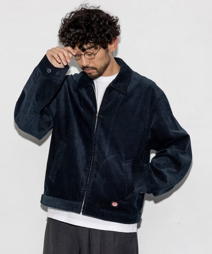 RED KAP × FREAK'S STORE／日本聯名限定 SMU JK-22 SHORT LENGTH 拉鍊燈芯絨工裝外套