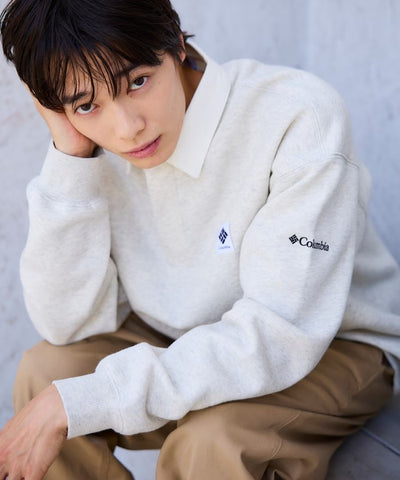 Columbia×FREAK'S STORE／小LOGO 長袖領衫（日本聯名限定）