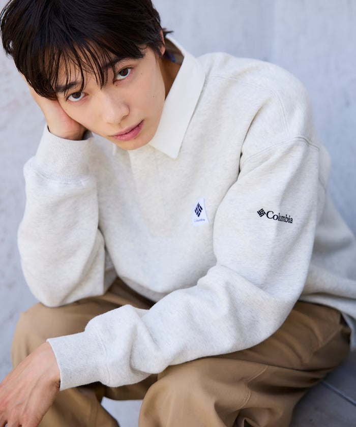 Columbia×FREAK'S STORE／小LOGO 長袖領衫（日本聯名限定）