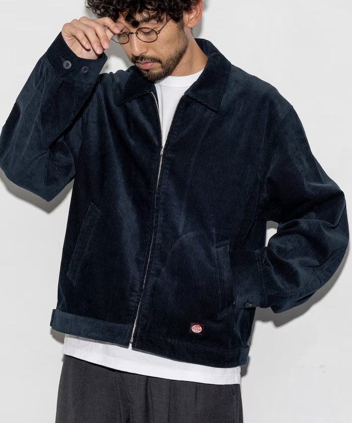 RED KAP × FREAK'S STORE／日本聯名限定 SMU JK-22 SHORT LENGTH 拉鍊燈芯絨工裝外套