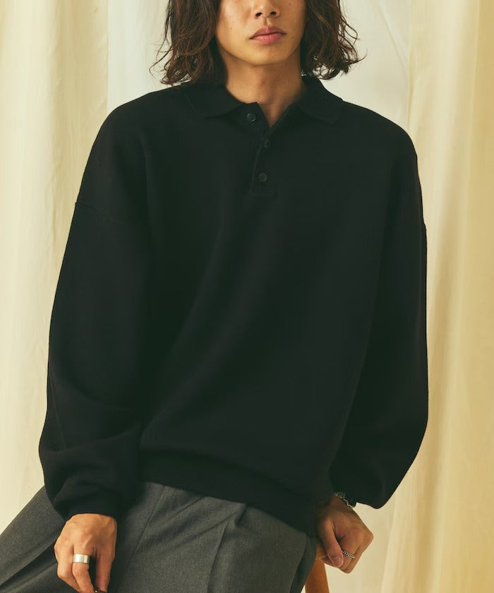 FREAK'S STORE／Relax Fit 毛圈布 針織POLO衫