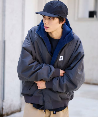 Columbia × FREAK'S STORE／日本聯名限定 雙面穿刷毛連帽外套