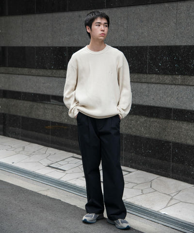 Snow Peak Apparel × DOORS / 日本聯名限定 厚磅華夫格 長袖T恤