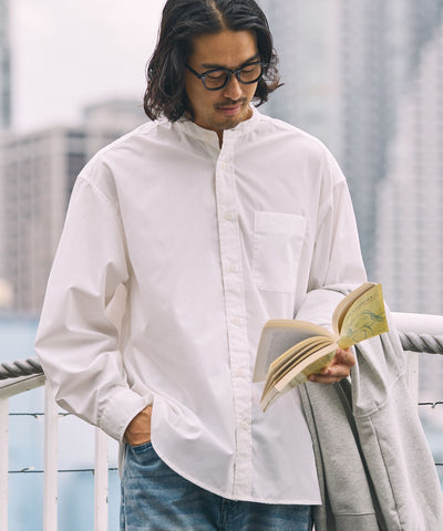 THE CRAFT CREW PRODUCTS / 免燙 抗菌 立領長袖襯衫
