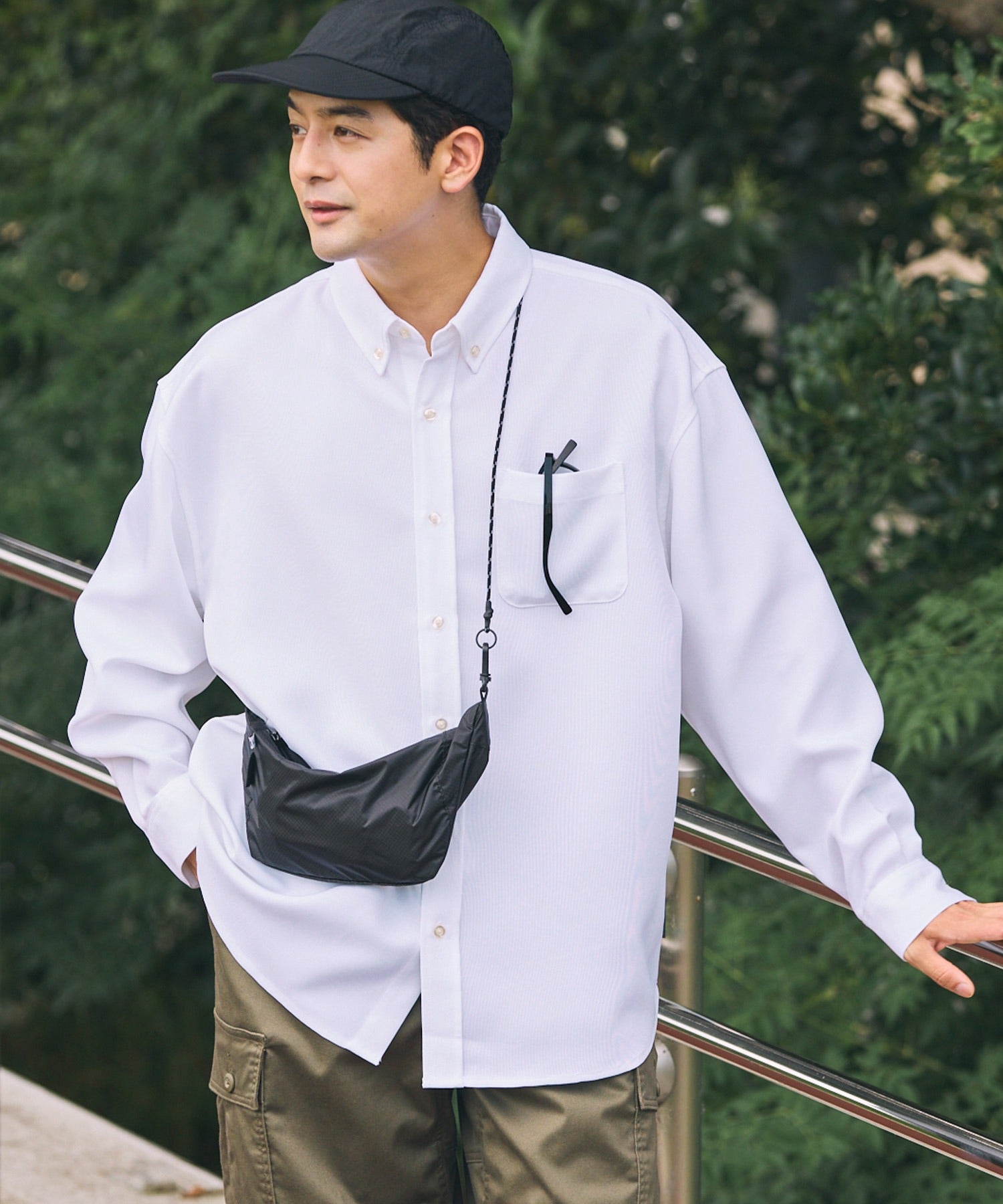 THE CRAFT CREW PRODUCTS / UV防曬 牛津布 寬版 襯衫