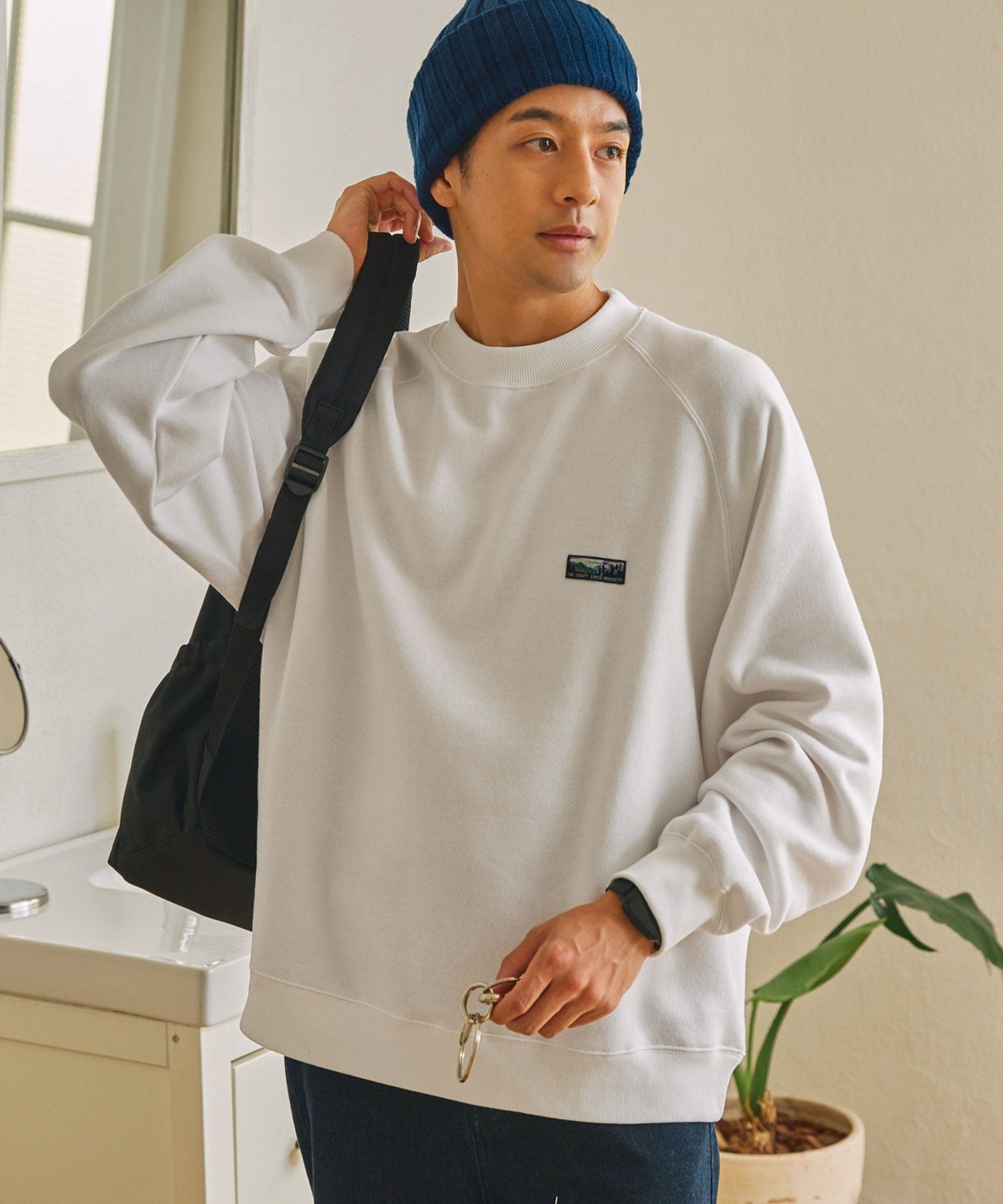 THE CRAFT CREW PRODUCTS／插肩袖圓領衫