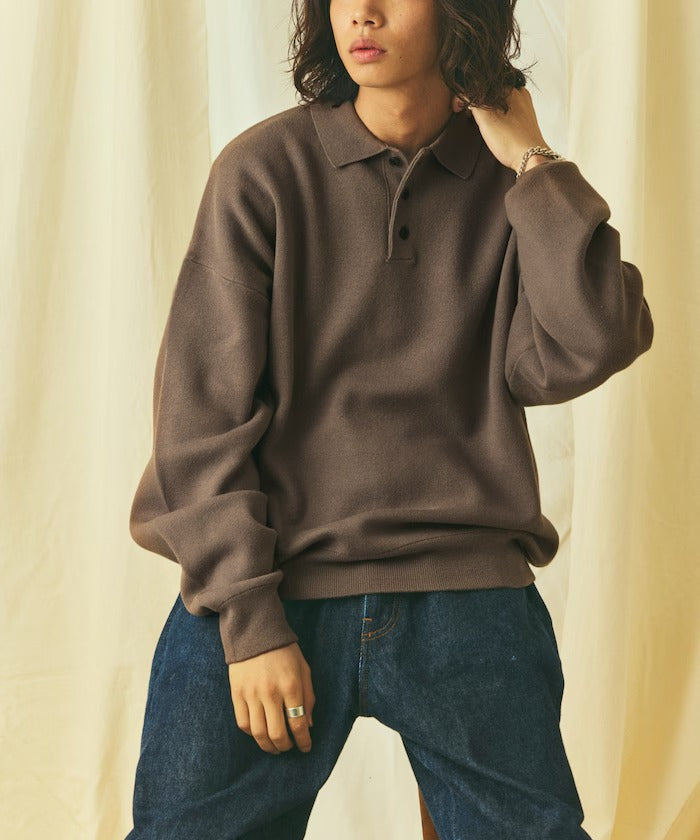FREAK'S STORE／Relax Fit 毛圈布 針織POLO衫