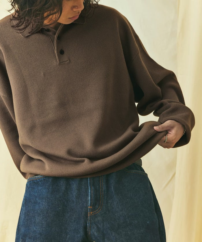 FREAK'S STORE／Relax Fit 毛圈布 針織POLO衫