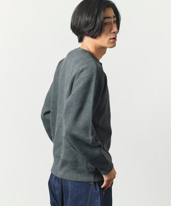 FREAK'S STORE／抗靜電 亨利領針織衫