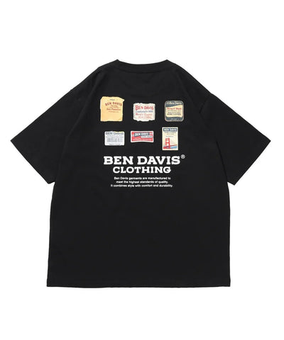 BEN DAVIS / LABELS刺繡印花短袖T恤