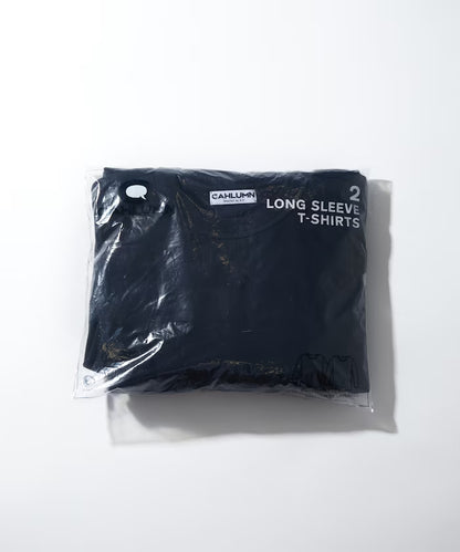 CAHLUMN 2-Pack Reversible Long Sleeve Tee / 一組2入 兩面穿長袖T恤