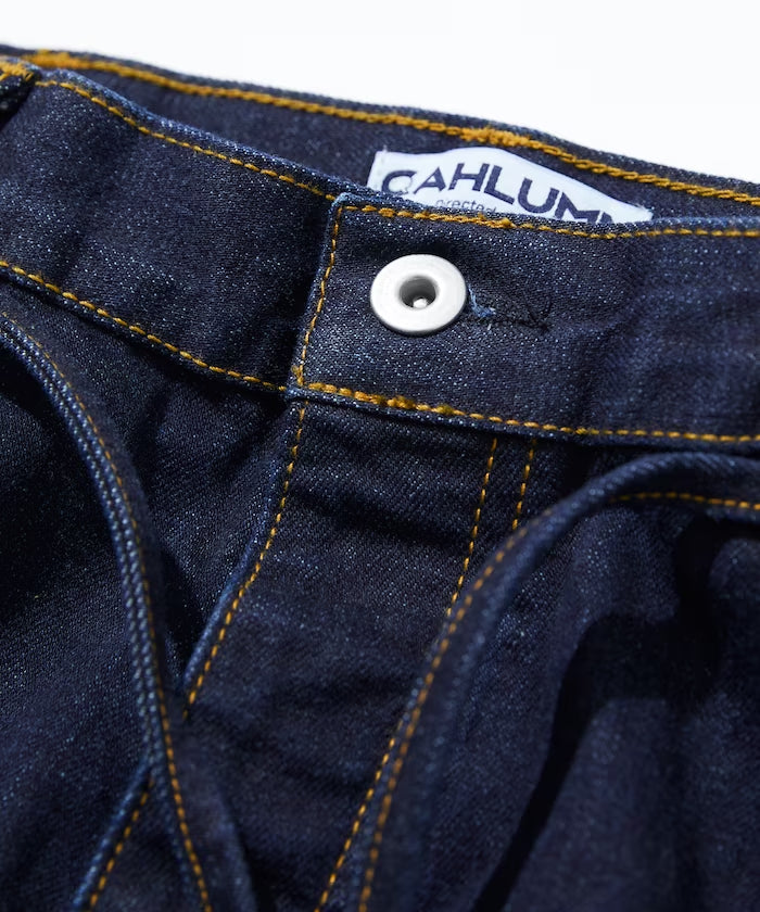 CAHLUMN  Selvedge Denime Pant “Baggy”   /  立體自製邊寬鬆牛仔褲