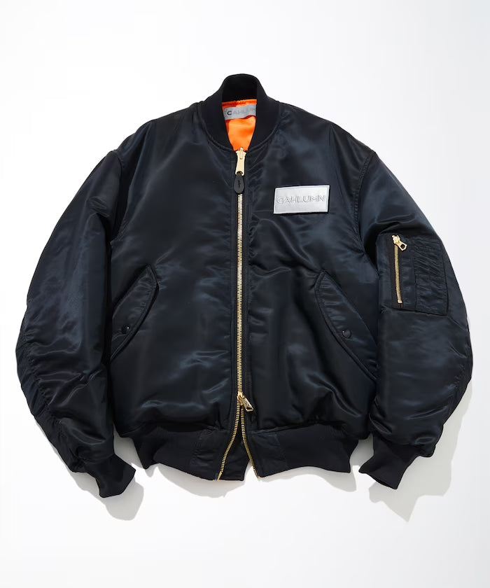 CAHLUMN  3M Reflector Patch Magazine Pocket Nylon Twill Flight Jacket “MA-1”  / 多功能口袋飛行外套 "MA-1"