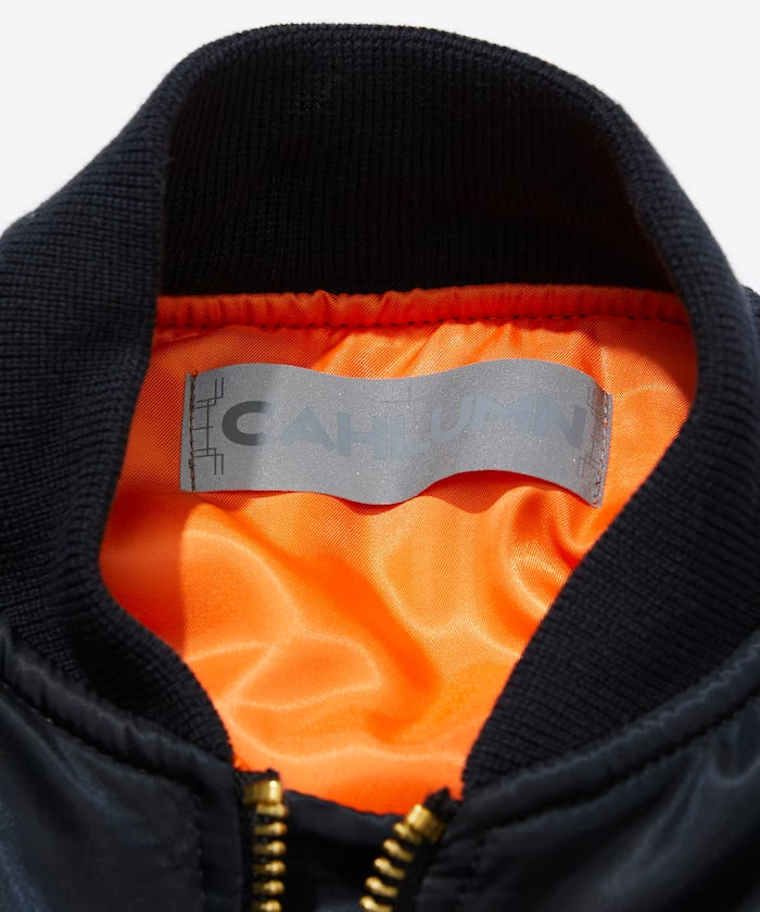 CAHLUMN  3M Reflector Patch Magazine Pocket Nylon Twill Flight Jacket “MA-1”  / 多功能口袋飛行外套 "MA-1"