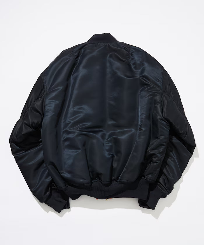 CAHLUMN  3M Reflector Patch Magazine Pocket Nylon Twill Flight Jacket “MA-1”  / 多功能口袋飛行外套 "MA-1"