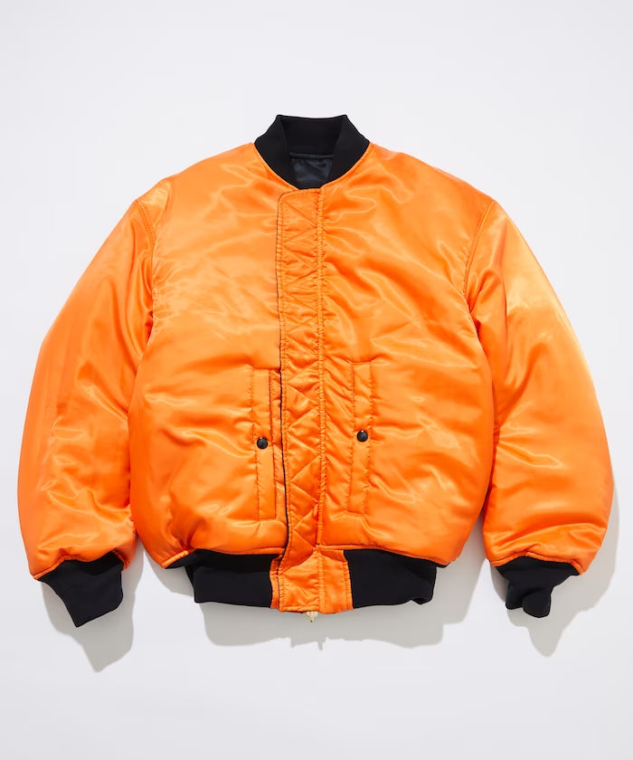 CAHLUMN  3M Reflector Patch Magazine Pocket Nylon Twill Flight Jacket “MA-1”  / 多功能口袋飛行外套 "MA-1"