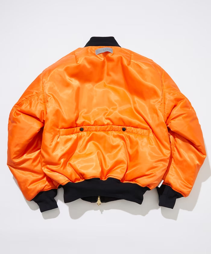 CAHLUMN  3M Reflector Patch Magazine Pocket Nylon Twill Flight Jacket “MA-1”  / 多功能口袋飛行外套 "MA-1"