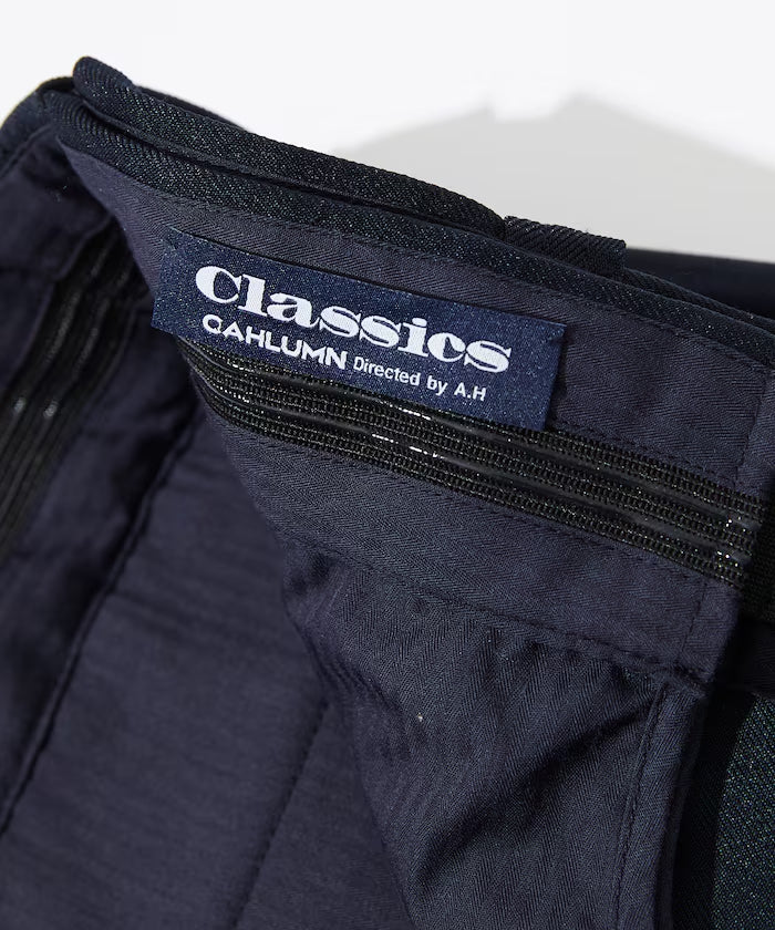 CAHLUMN  TC Twill 1 Tuck Pants / TC斜紋單摺長褲