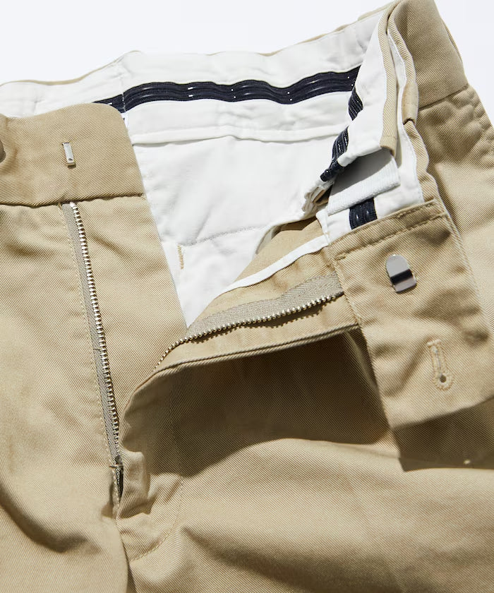 CAHLUMN  TC Twill 1 Tuck Pants / TC斜紋單摺長褲