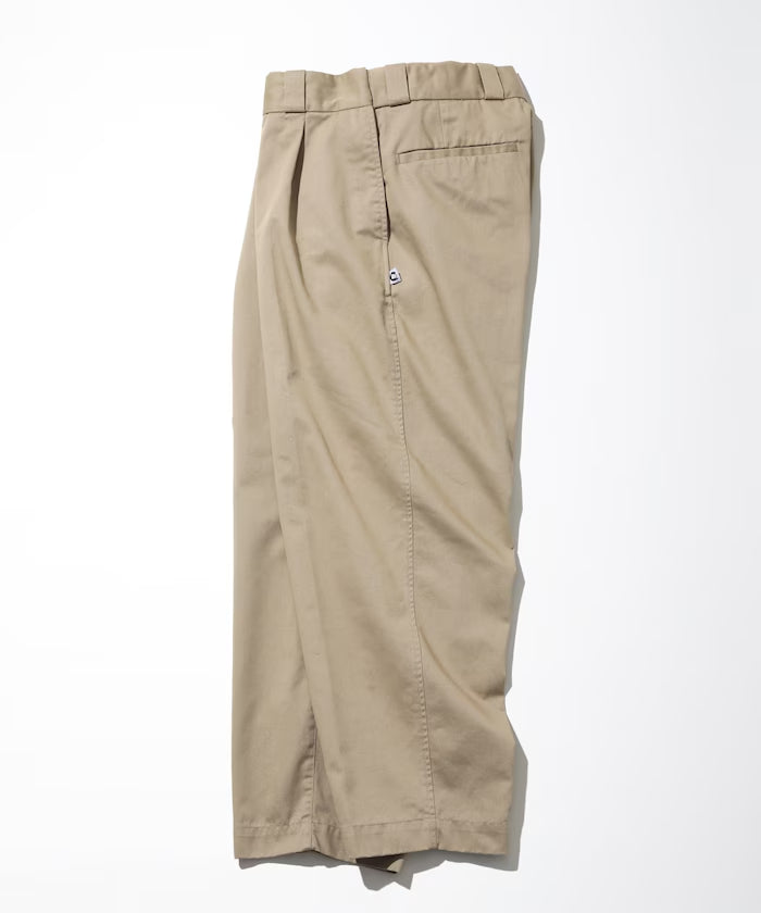 CAHLUMN  TC Twill 1 Tuck Pants / TC斜紋單摺長褲