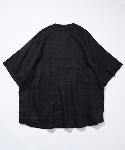 CAHLUMN Linen Baseball Shirt /  亞麻 棒球襯衫