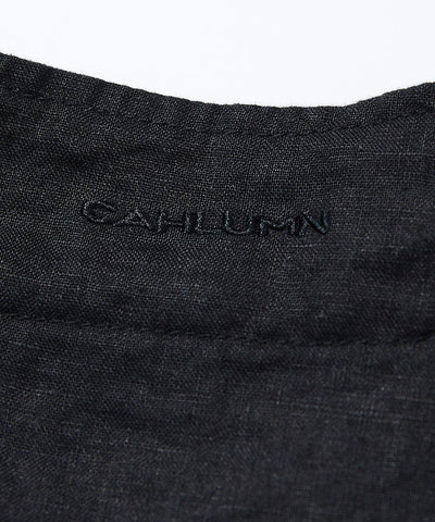 CAHLUMN Linen Baseball Shirt /  亞麻 棒球襯衫