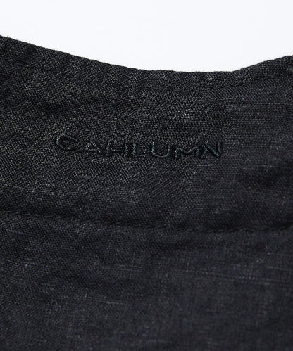 CAHLUMN Linen Baseball Shirt /  亞麻 棒球襯衫