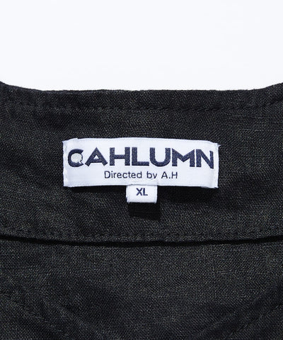 CAHLUMN Linen Baseball Shirt /  亞麻 棒球襯衫