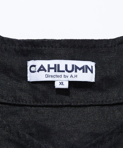 CAHLUMN Linen Baseball Shirt /  亞麻 棒球襯衫