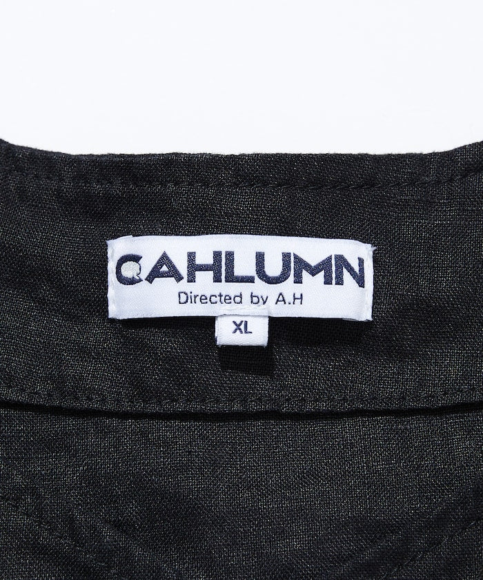 CAHLUMN Linen Baseball Shirt /  亞麻 棒球襯衫
