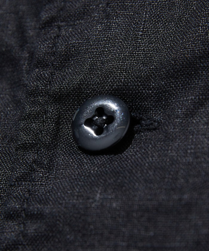 CAHLUMN Linen Baseball Shirt /  亞麻 棒球襯衫