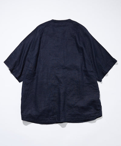 CAHLUMN Linen Baseball Shirt /  亞麻 棒球襯衫