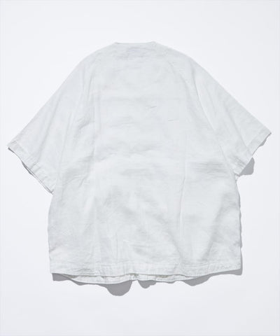 CAHLUMN Linen Baseball Shirt /  亞麻 棒球襯衫