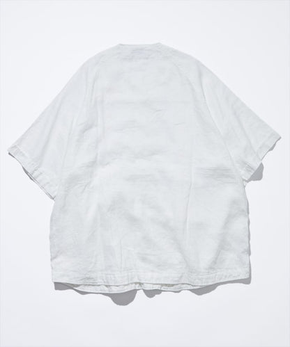 CAHLUMN Linen Baseball Shirt /  亞麻 棒球襯衫