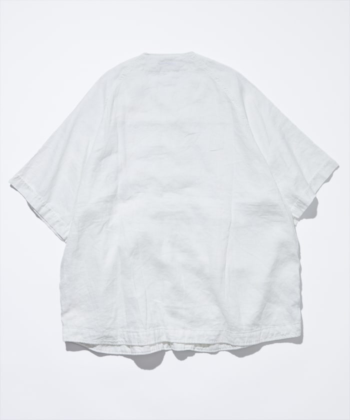 CAHLUMN Linen Baseball Shirt /  亞麻 棒球襯衫