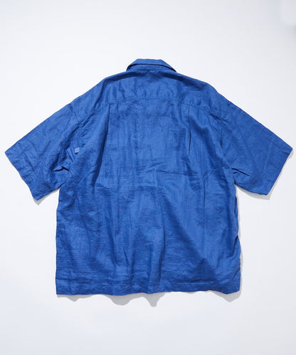 CAHLUMN Linen Open Collar Shirt / 亞麻 開襟襯衫
