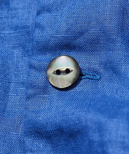 CAHLUMN Linen Open Collar Shirt / 亞麻 開襟襯衫