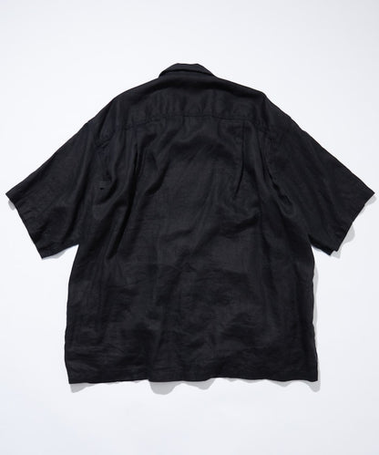 CAHLUMN Linen Open Collar Shirt / 亞麻 開襟襯衫
