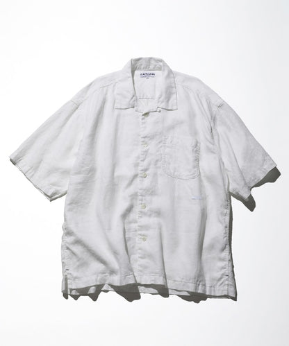 CAHLUMN Linen Open Collar Shirt / 亞麻 開襟襯衫