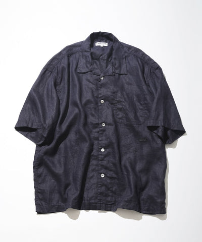 CAHLUMN Linen Open Collar Shirt / 亞麻 開襟襯衫