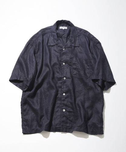 CAHLUMN Linen Open Collar Shirt / 亞麻 開襟襯衫
