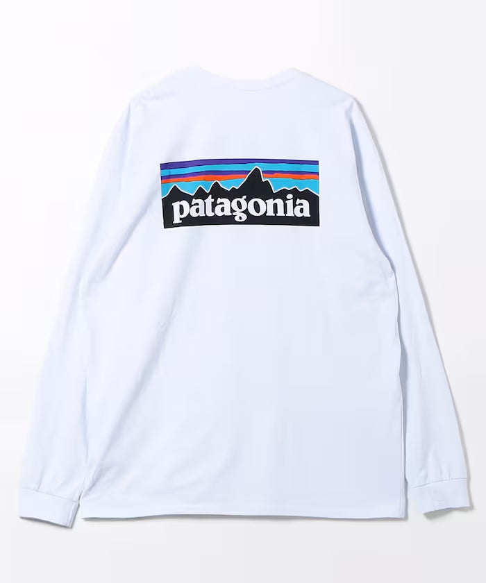 PATAGONIA Long-Sleeved P-6 Logo Responsibili-Tee /  P-6 標誌長袖T恤