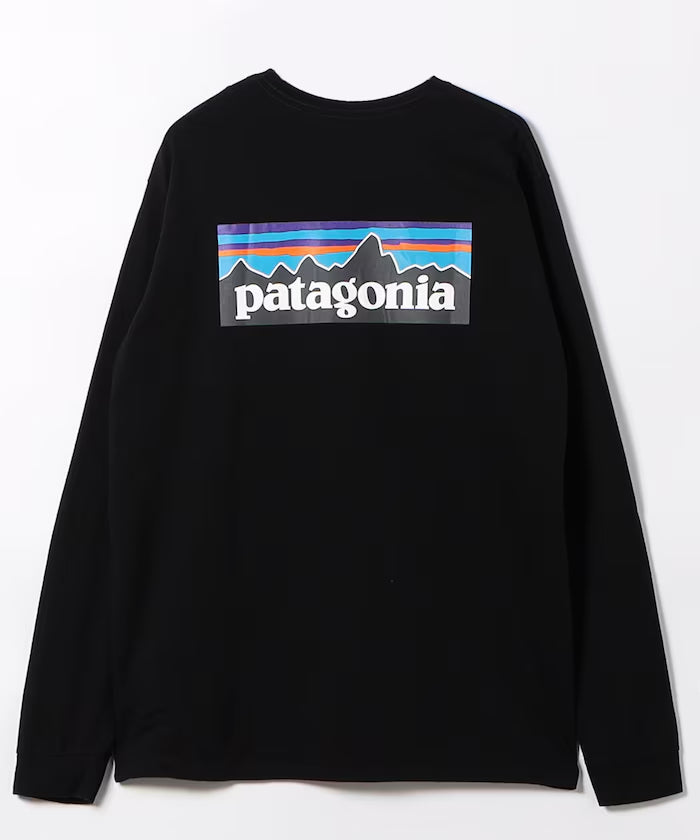 PATAGONIA Long-Sleeved P-6 Logo Responsibili-Tee /  P-6 標誌長袖T恤