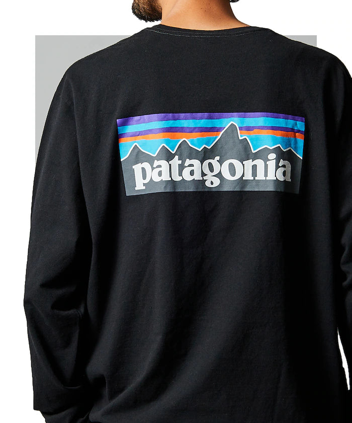 PATAGONIA Long-Sleeved P-6 Logo Responsibili-Tee /  P-6 標誌長袖T恤