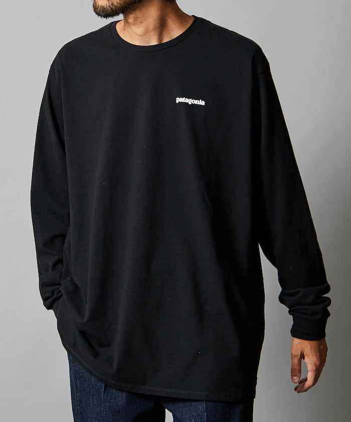 PATAGONIA Long-Sleeved P-6 Logo Responsibili-Tee /  P-6 標誌長袖T恤